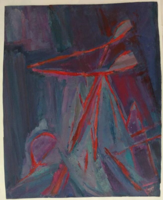 Rose Kuper, ‘Abstract Expressionist Untitled’, 1970-1979, Painting, Painting, Lions Gallery