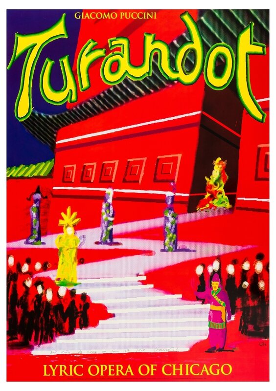 David Hockney, ‘Turandot’, 1991, Posters, Computer generated laser print, Forum Auctions