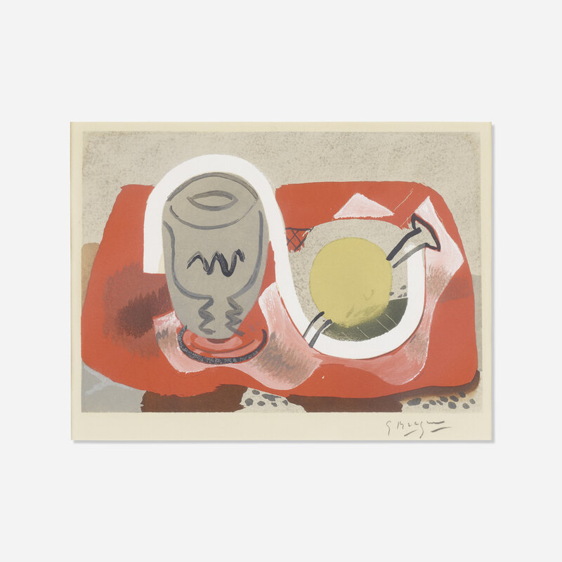Georges Braque, ‘Nature Morte’, 1934, Pochoir and stencil in colors, Rago/Wright/LAMA/Toomey & Co.