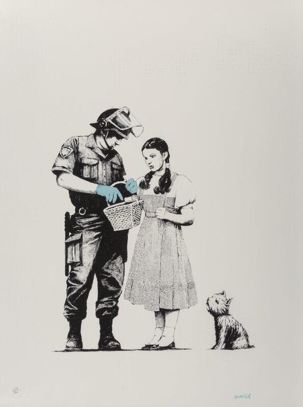 Banksy, ‘Stop and Search’, 2007, Print, Screenprint in colors on wove paper, Heritage Auctions