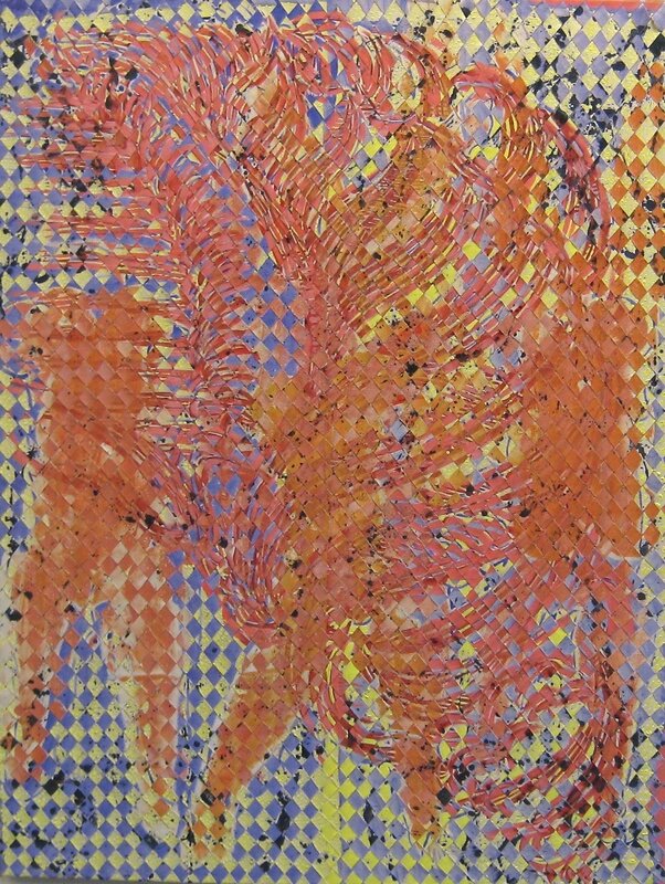 François Rouan, ‘Odalisques Flandres n°1’, 2010, Painting, Wax painting on braided canvas, Ditesheim & Maffei Fine Art 