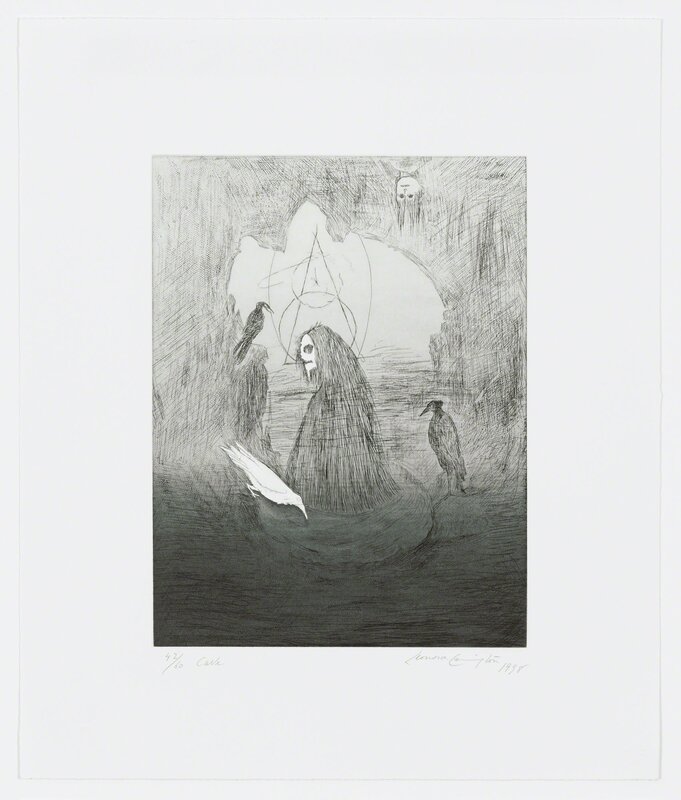Leonora Carrington, ‘Cave’, 1998, Print, Etching, Each with separate text page, Graphicstudio USF