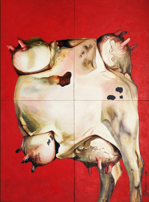 Dorian Agüero Anaya, ‘Políptico: La Venus / Polyptych The Venus’, 2017, Painting, Oil on canvas, ArteMorfosis - Cuban Art Platform