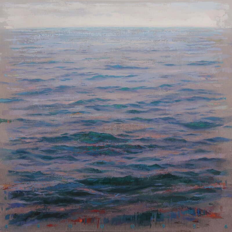 Albert Vidal, ‘Sea Blue’, 2018, Painting, Oil and acrylic on linen, Gallery VICTOR