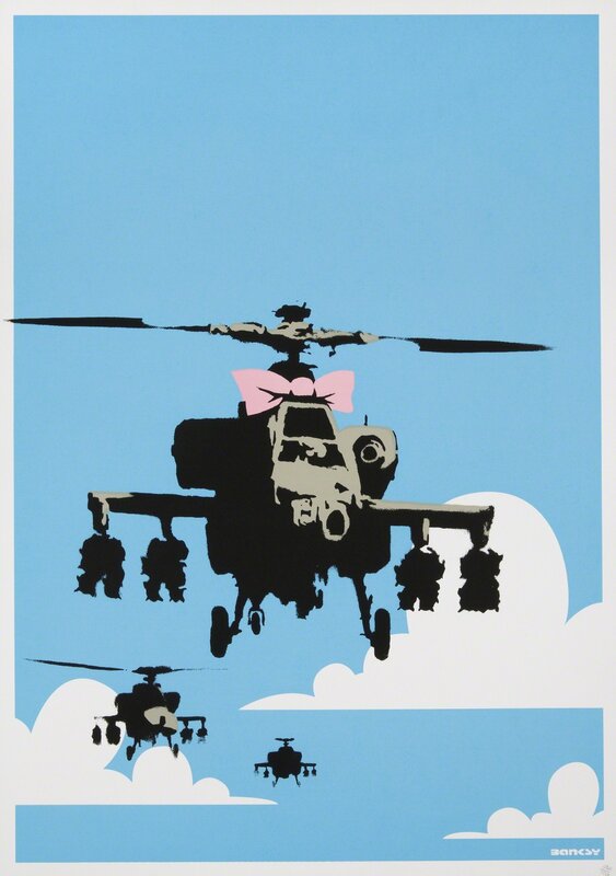 Banksy, ‘Happy Chopper’, 2003, Print, Screenprint, Julien's Auctions