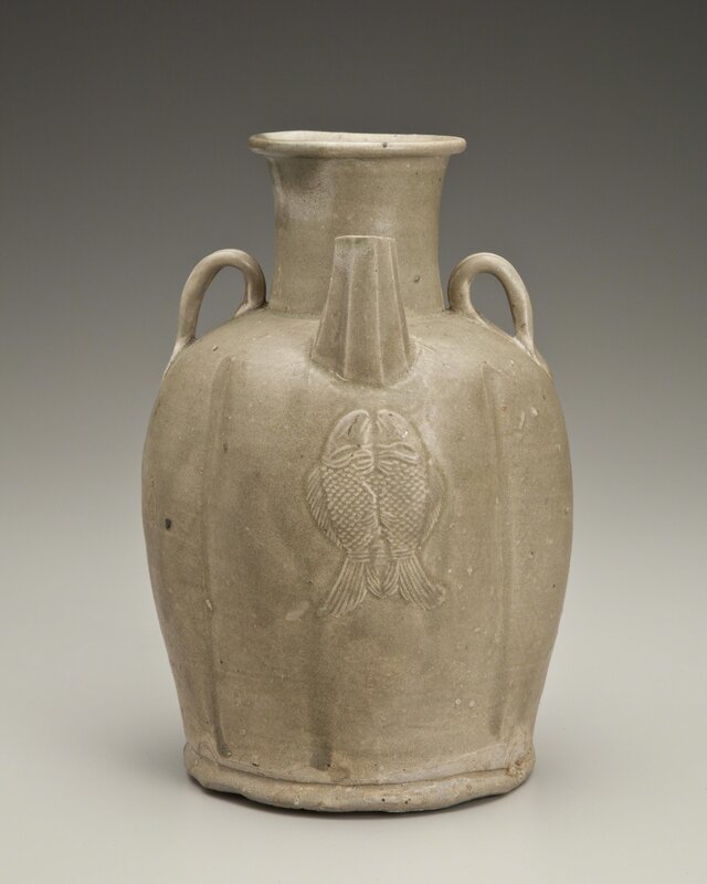 ‘Melon-Shaped Ewer with Fish Applique’, date unknown, Other, Stoneware (changsha Ware), Indianapolis Museum of Art at Newfields