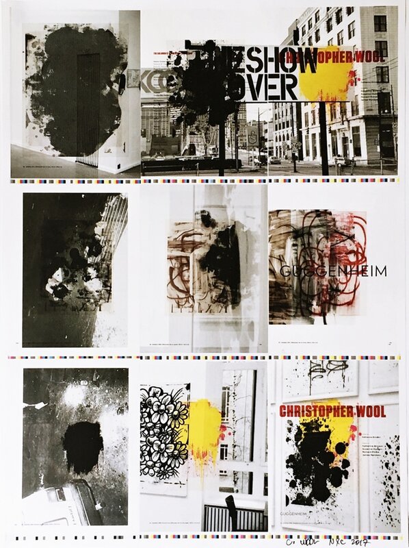 Christopher Wool, ‘Christopher Wool (Hand Signed)’, 2013, Ephemera or Merchandise, Offset lithograph poster. hand signed and dated. unframed., Alpha 137 Gallery Gallery Auction