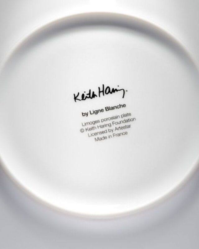 Keith Haring, ‘Red on White Plate’, 2018, Design/Decorative Art, Porcelain, Artware Editions