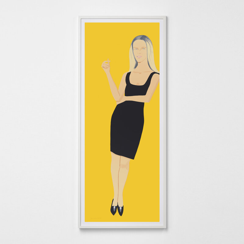 Alex Katz, ‘Black dress (Yvonne)’, 2015, Print, Silkscreen, Weng Contemporary