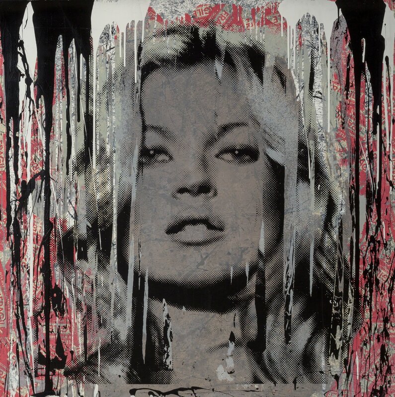 Mr. Brainwash, ‘Kate Moss’, 2013, Painting, Silkscreen and acrylic on heavy wove paper, Heritage Auctions