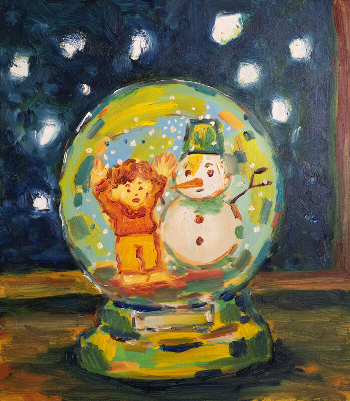 Qwaya, ‘snowball’, 2021, Painting, Oil on canvas, ATELIER AKI