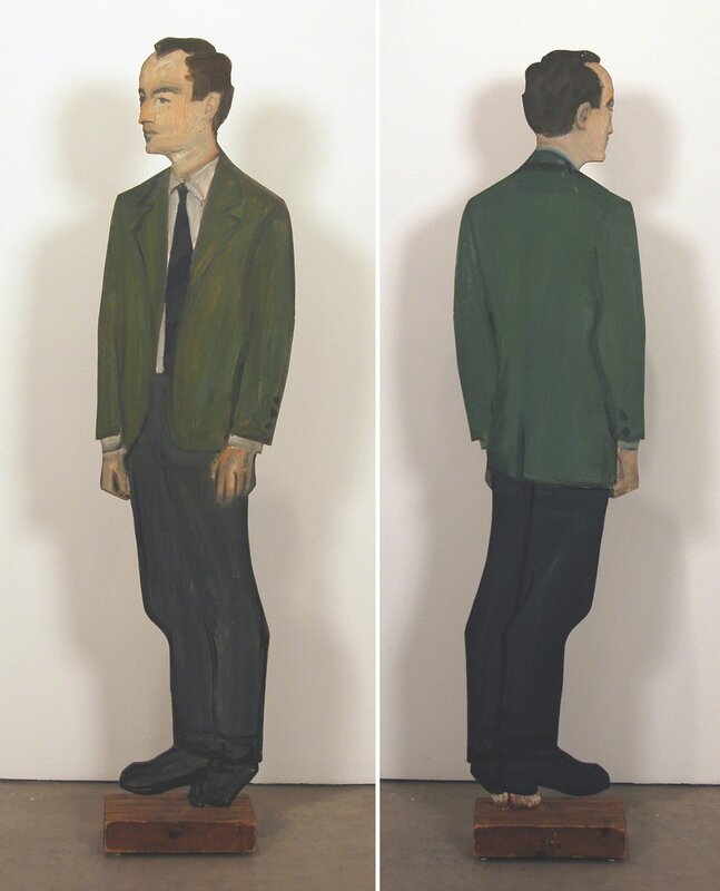 Alex Katz, ‘Frank O'Hara’, 1959, Sculpture, Cutout: Oil on wood (double-sided), Robert Miller Gallery