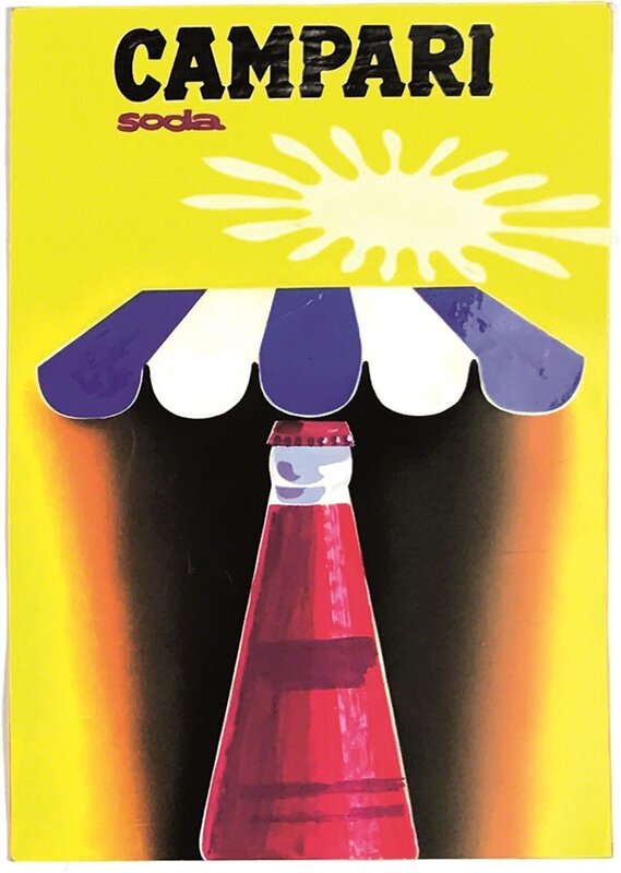 Celestino Piatti, ‘CAMPARI SODA’, ca. 1960, Posters, Original maquette on cardboard., Cambi
