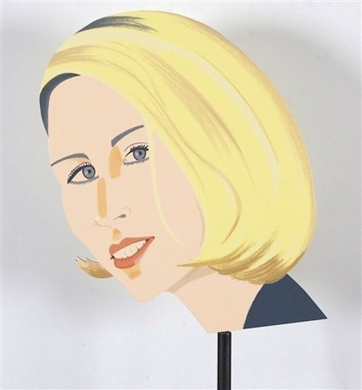 Alex Katz, ‘Jessica’, 2002, Print, Screenprint in colours, on aluminum (printed both sides), with metal stand, Artsy x Rago/Wright