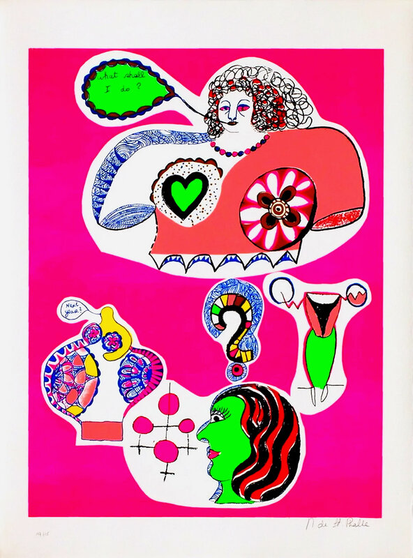 Niki de Saint Phalle, ‘Nana Power - What shall I Do’, 1970, Print, Screenprint on paper, Galerie Jeanne