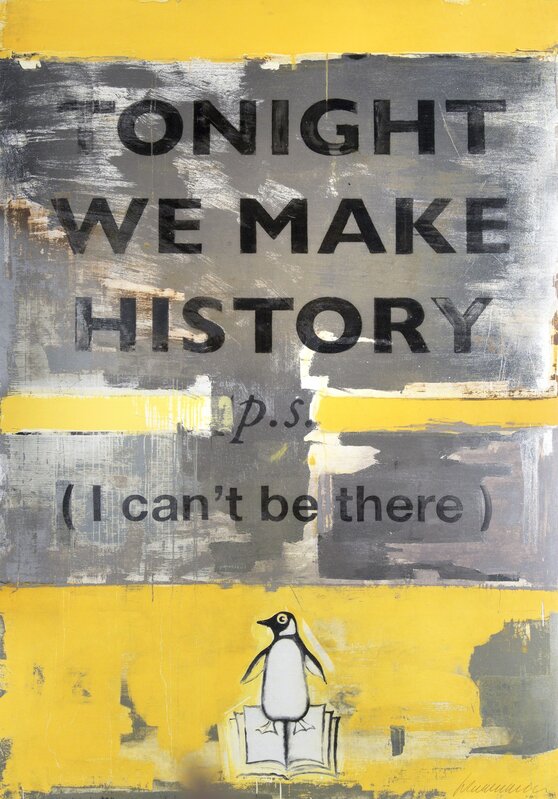 Harland Miller, ‘Tonight We Make History’, 2018, Print, Etching with silver chine colle, Tate Ward Auctions