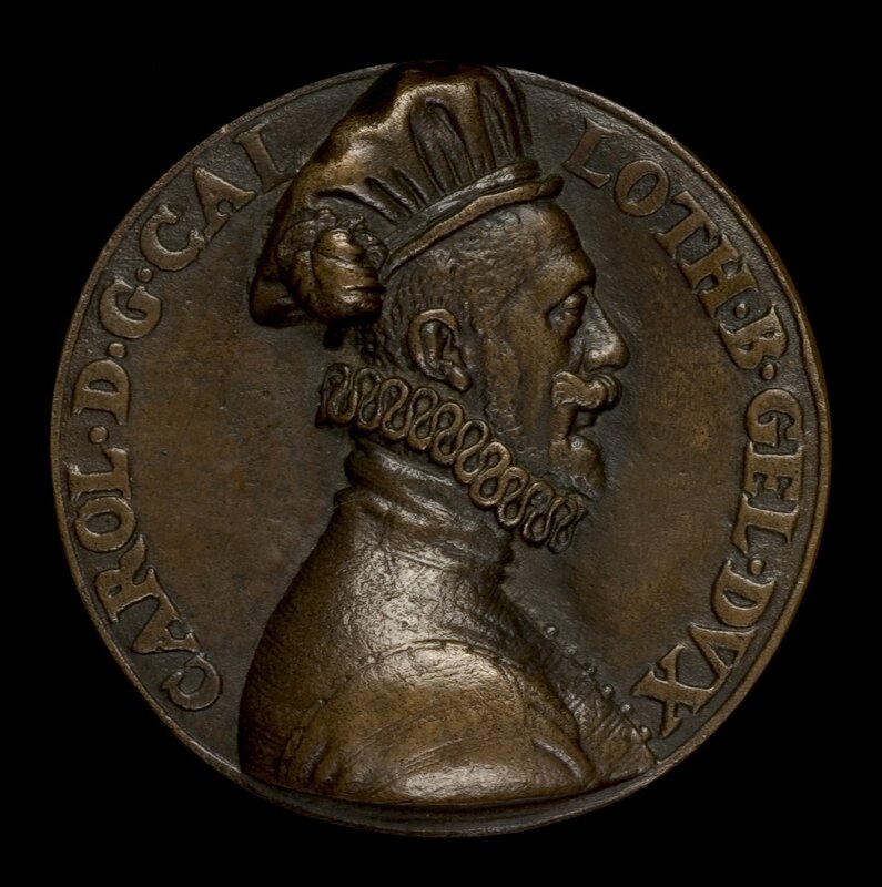 Pierre II Woeiriot de Bouzey, ‘Charles II, 1390-1431, Duke of Lorraine [reverse]’, 1572, Sculpture, Bronze, National Gallery of Art, Washington, D.C.