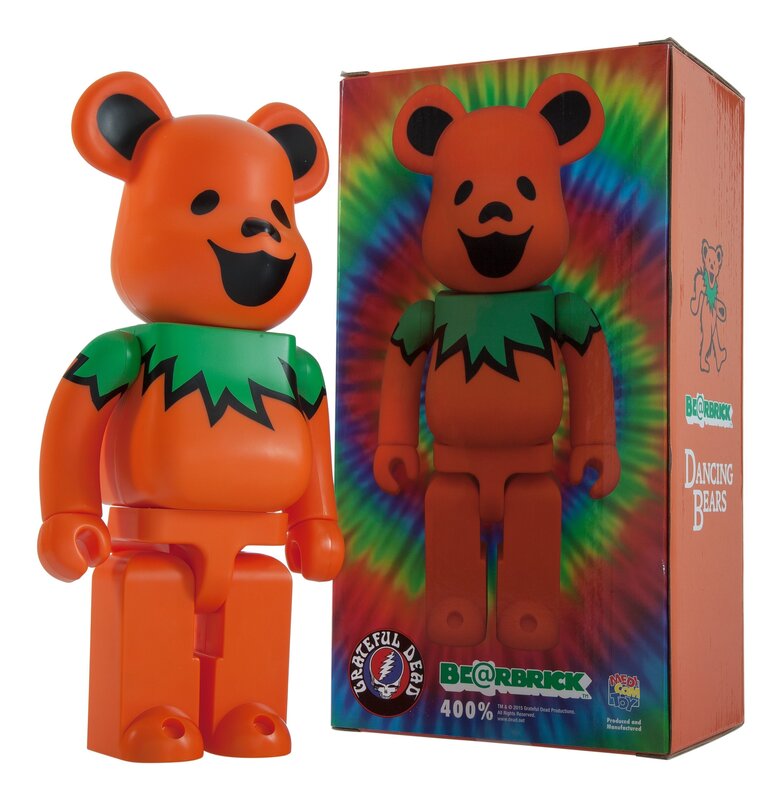 BE@RBRICK X Grateful Dead, ‘Dancing Bears 400% (Orange)’, 2015, Sculpture, Painted cast resin, Heritage Auctions