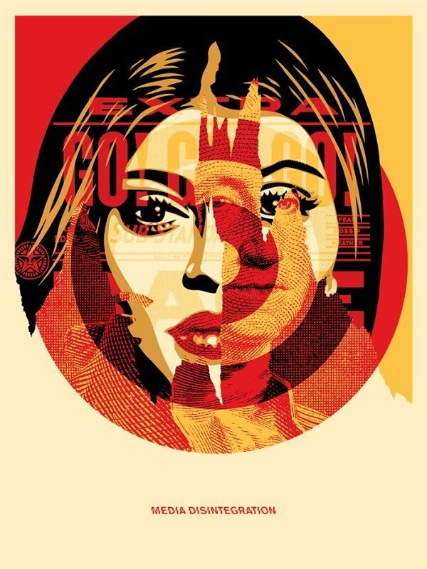 Shepard Fairey, ‘Media Target’, 2016, Print, Screen print, Dope! Gallery