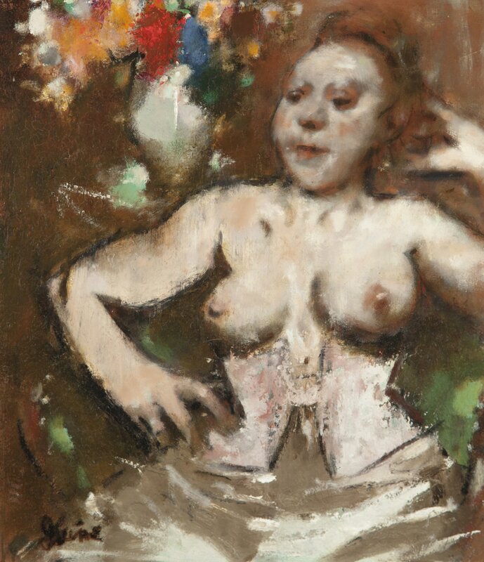 Jack Levine, ‘Lady Would Be’, 1915-2010, Painting, Oil on canvas, ACA Galleries
