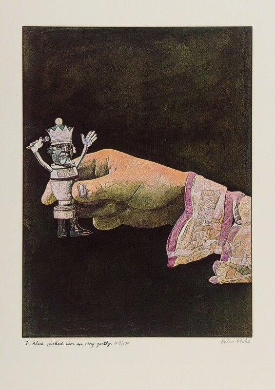 Peter Blake, ‘So Alice Picked Him up Very Gently’, 1970, Print, Screenprint in colours, Forum Auctions