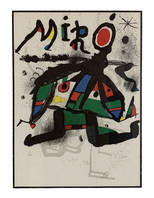 Joan Miró, ‘Poster for Miro Exhibition at Galerie Maeght (m.1171)’, 1979, Print, Lithograph on arches paper, Capsule Gallery Auction