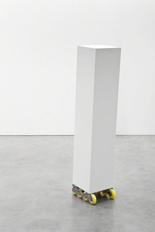 Gabriele de Santis, ‘Tell the truth and run’, 2013, Sculpture, Plinth, Skates, Frutta 