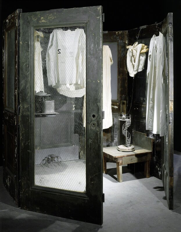 Louise Bourgeois, ‘Cell VII’, 1998, Installation, Metal, glass, fabric, bronze, steel, wood, bones, wax and thread, Guggenheim Museum Bilbao