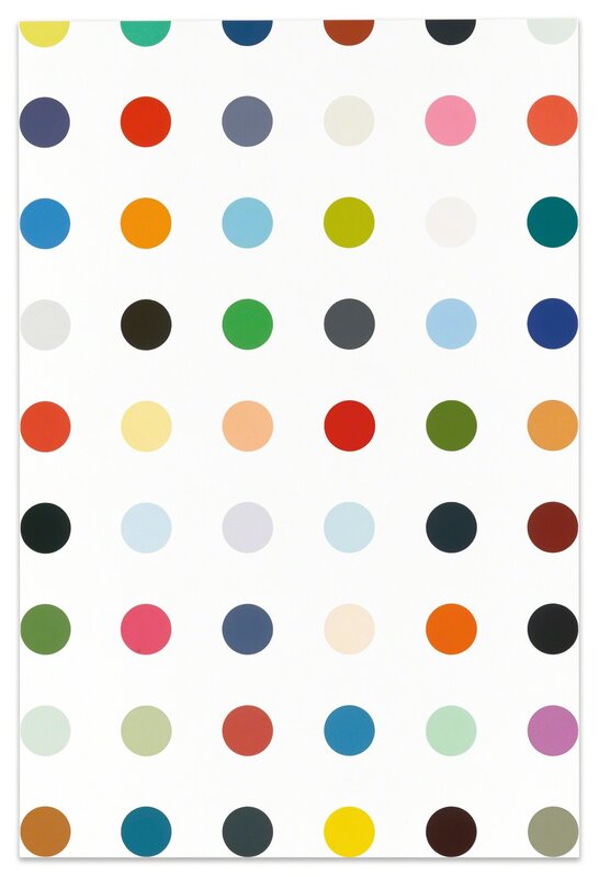 Damien Hirst, ‘Pyrvinium Pamoate’, 2008-2011, Painting, Household gloss on canvas, Sotheby's: Contemporary Art Day Auction