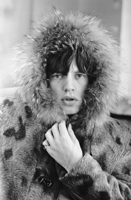 Terry O'Neill, ‘Mick Jagger in a fur parka’, 1964, Photography, Silvergelatin, The PhotoGallery