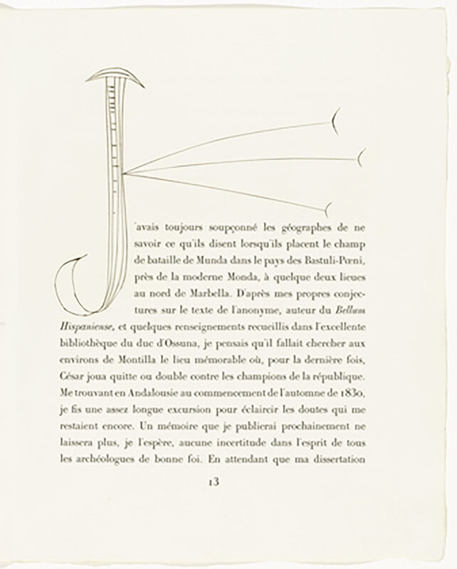 Pablo Picasso, ‘Monogram J (Plate II)’, 1949, Print, Original etching on Montval wove paper, Georgetown Frame Shoppe