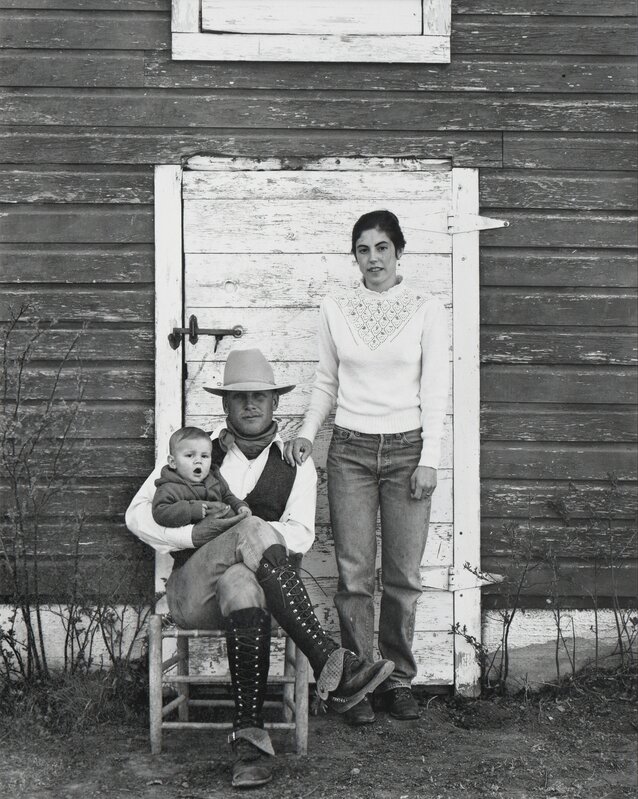 Jay Dusard, ‘Hunter, Steve & Jule Nelson, Maggie Creek Ranch, Nevada’, 1982, Photography, Gelatin silver print, Etherton Gallery