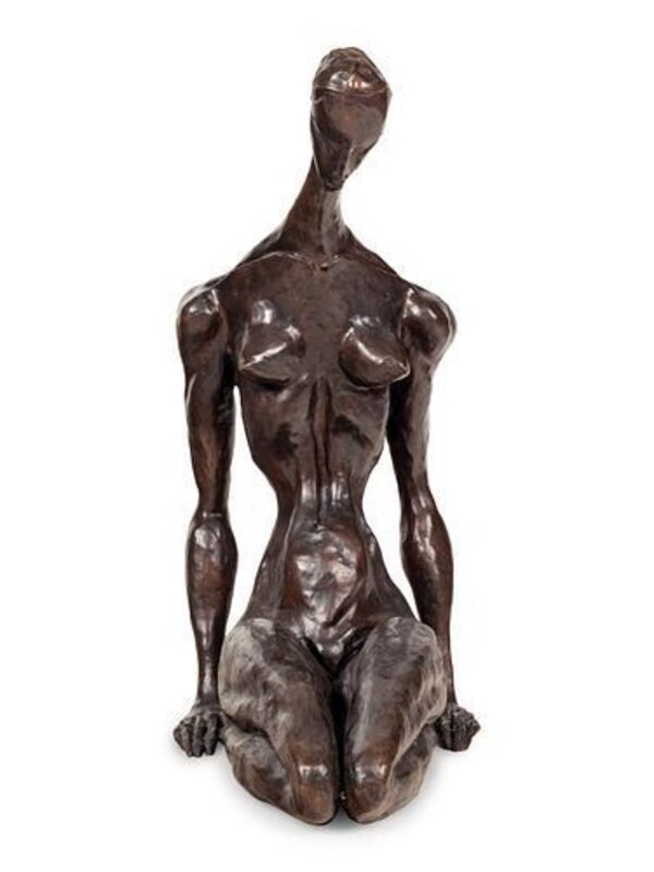 Doris Caesar, ‘Woman, Sitting Back on Heels’, 1964, Sculpture, Bronze, Cavalier Ebanks Galleries