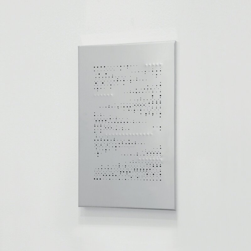 Riccardo De Marchi, ‘Pagina’, 2016, Mixed Media, Stainless steel mirror, holes and relief, A arte Invernizzi