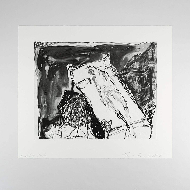 Tracey Emin, ‘I was left sleeping’, 2017, Print, Lithograph on Somerset paper, Oliver Clatworthy Gallery Auction