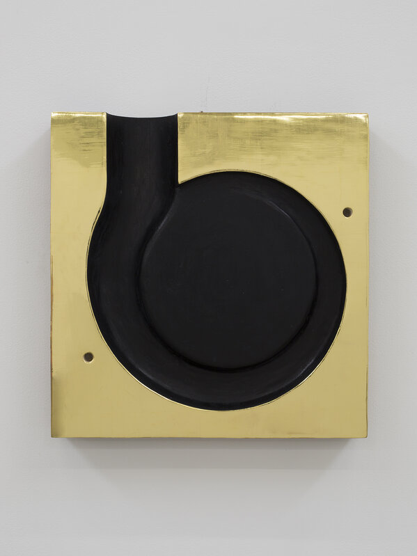 Naomi Siegmann, ‘Enigma Negro’, 1995, Sculpture, Foundry wooden mold, paint and gold leaf, PROYECTOS MONCLOVA