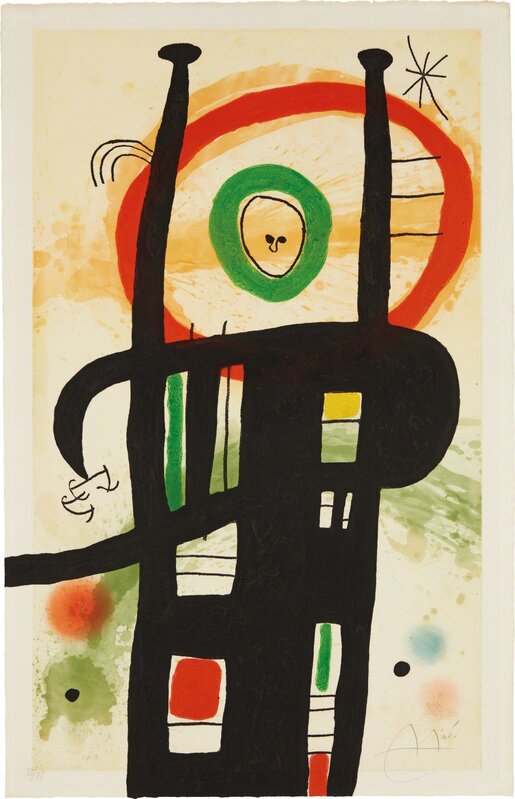 Joan Miró, ‘Le grand ordonnateur (The Great Computer)’, 1969, Print, Etching with aquatint in colors and carborundum, on Arches paper, the full sheet, Phillips