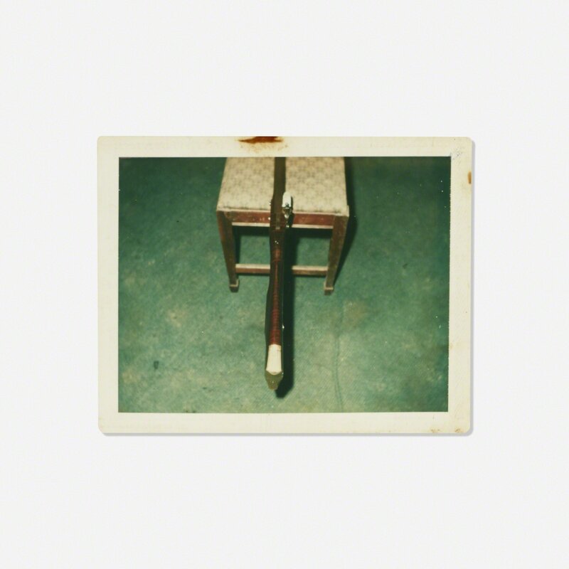 Andy Warhol, ‘Untitled (Rifle on a Chair)’, Photography, Polaroid Polacolor print, Rago/Wright/LAMA