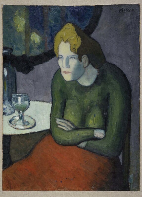 Pablo Picasso, ‘Buveuse d'absinthe (The Absinthe Drinker)’, 1901, Painting, Oil on canvas, Museo Reina Sofía