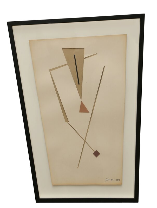 Carmelo Arden Quin, ‘Découpage-collage’, 1951, Drawing, Collage or other Work on Paper, Collage on paper, Fine Art Auctions Miami