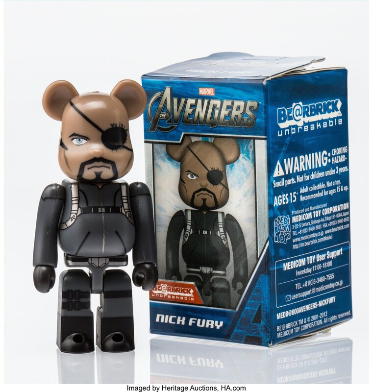 BE@RBRICK X Marvel, ‘The Avengers- Nick Fury 100%’, 2012, Other, Painted cast resin, Heritage Auctions