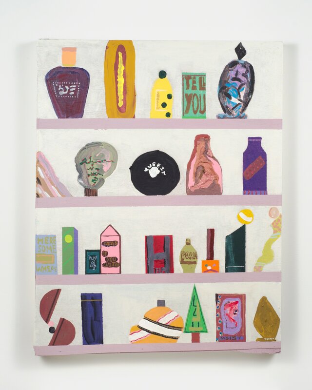 Chris Johanson, ‘Untitled’, 2015, Painting, Acrylic, watercolor, house paint on plywood, Fleisher/Ollman