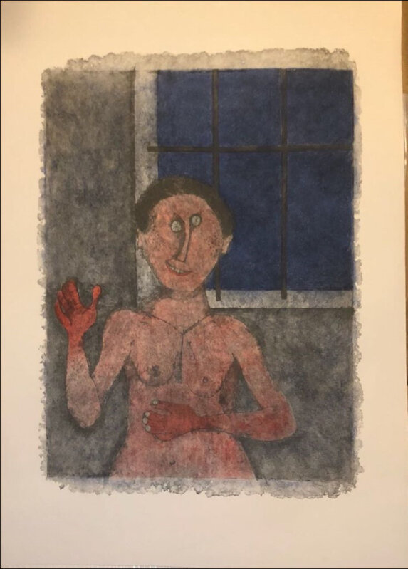 Rufino Tamayo, ‘The flirt’, 1989, Print, Color lithograph on Arches paper, Aguafuerte Galería