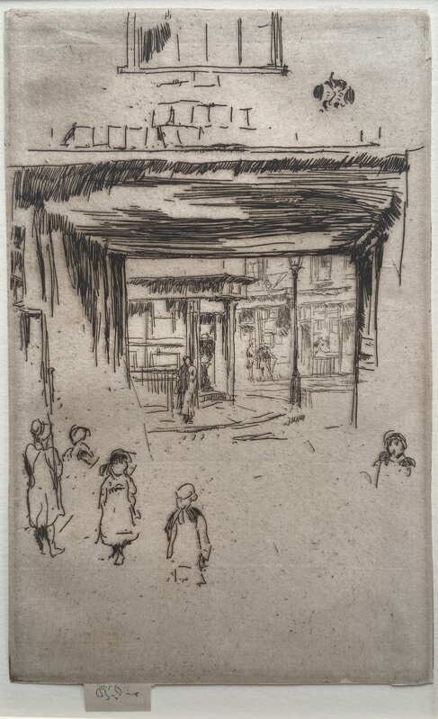 James Abbott McNeill Whistler, ‘Drury Lane ’, 1880-1881, Print, Etching, Pia Gallo