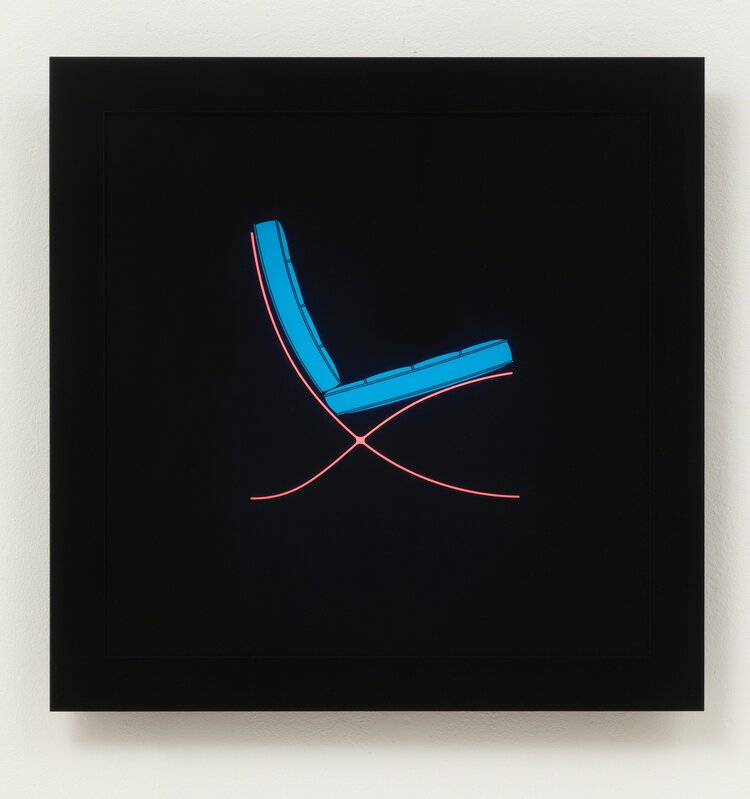Michael Craig-Martin, ‘Chair’, 2013, Print, LED lightbox with image digitally printed on acrylic, Cristea Roberts Gallery