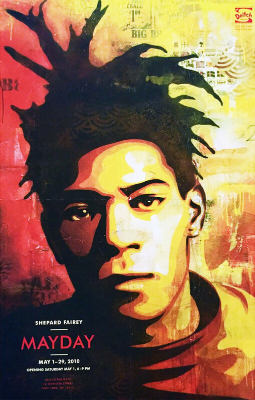 Shepard Fairey, ‘Shepard Fairey Basquiat Poster’, 2010, Posters, Offset lithograph, Lot 180 Gallery
