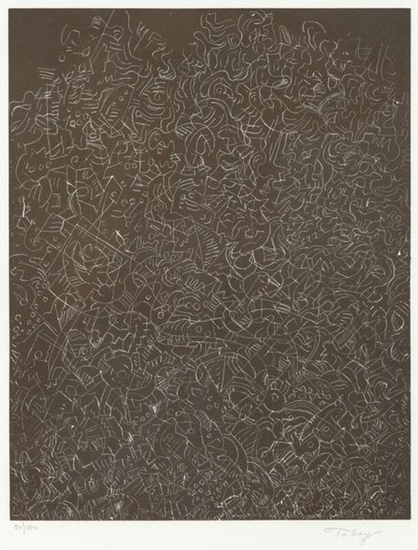 Mark Tobey, ‘Psaltery first form’, 1974, Drawing, Collage or other Work on Paper, Signed and numbered in pencil, Caviar20