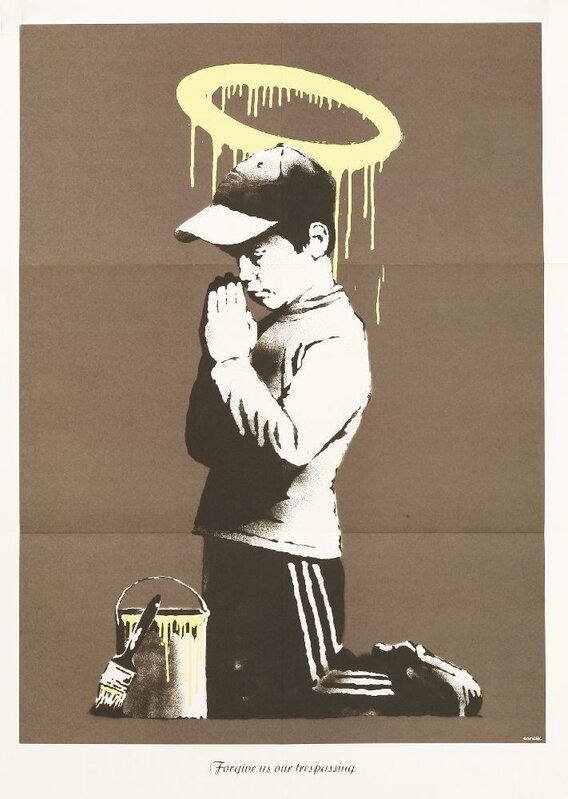 Banksy, ‘FORGIVE US OUR TRESPASSING’, 2010, Print, Offset lithograph printed in colours, Sworders