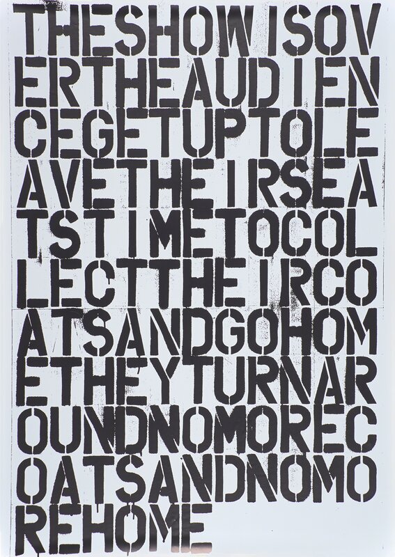 Printed Sheet, ‘No Title’, Print, Print on smooth wove paper, Rago/Wright/LAMA/Toomey & Co.