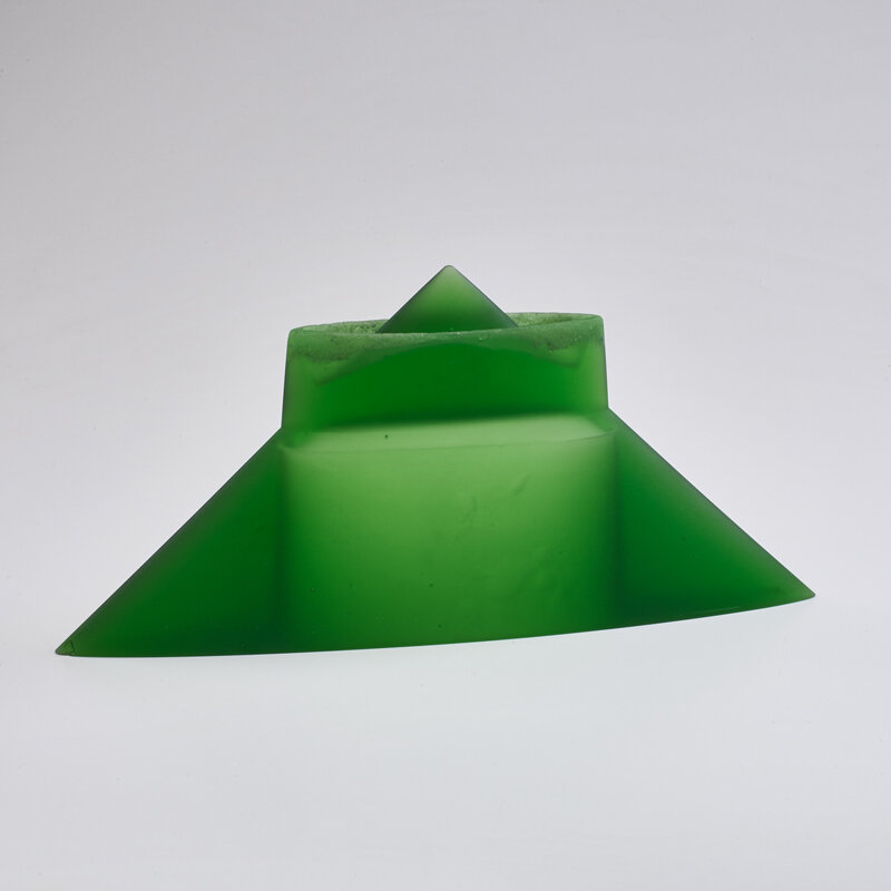 Vladimir Bachorik, ‘Green Mountain sculpture’, 1995, Sculpture, Cast glass, Rago/Wright/LAMA/Toomey & Co.